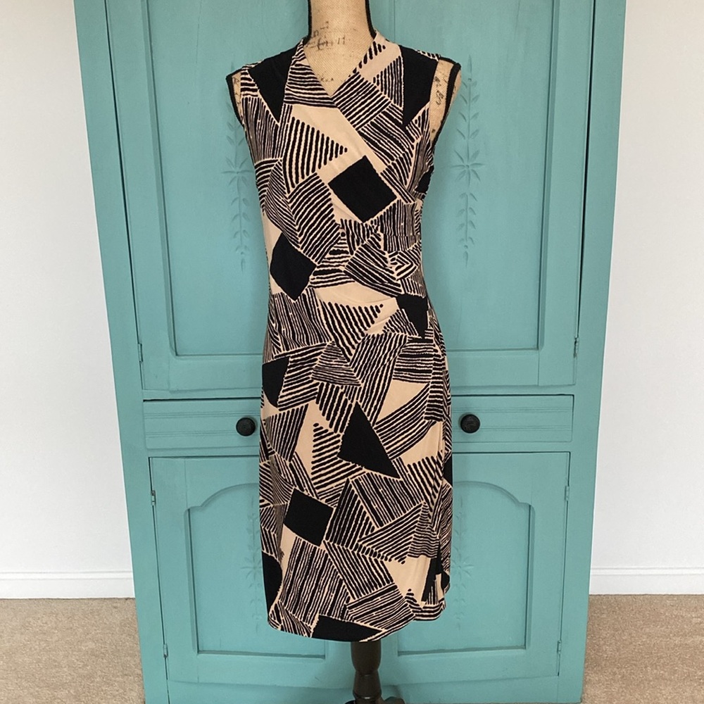 Lauren Ralph Lauren Faux Wrap Dress. Size Medium